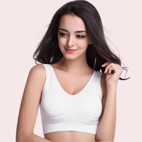 Fashionable Cutout Sports Bra for Young Athletes - Image 2