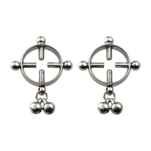 European And American Stainless Steel Nipple Ring Electroplating Bell Round Nipple Clamp - Image 6