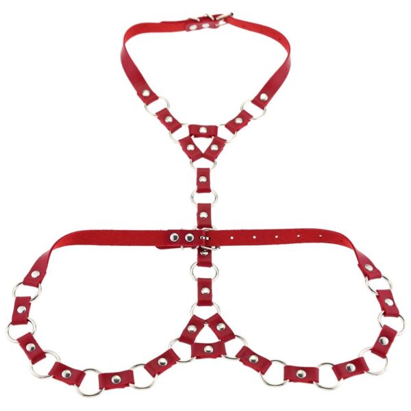 Gothic Bondage Necklace Belt Drawstring Body Chains - Image 3
