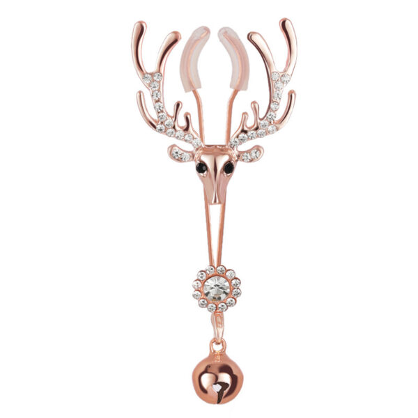 Female Training Punishment Nipple Clamp Bell Yin Clip - Image 7