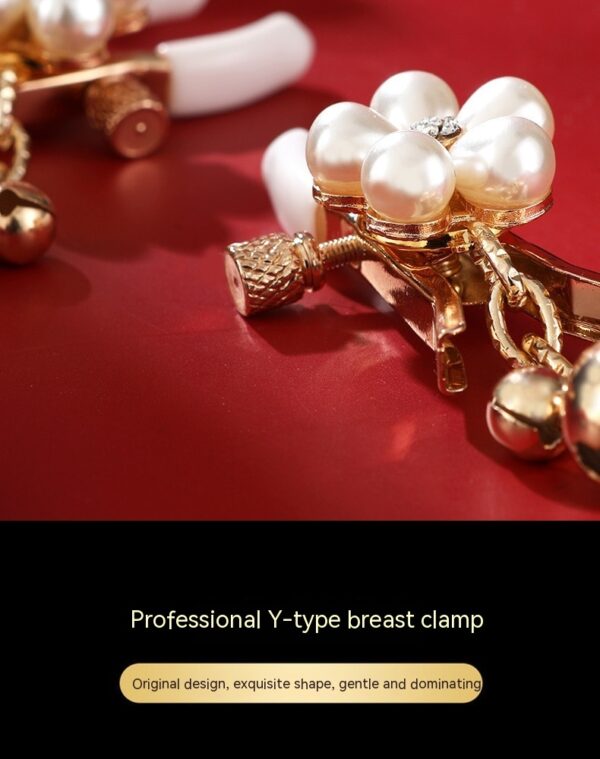 Bell Nipple Clamp Punishment An Engine Of Torture Training Girlfriend Tool Supplies - Image 3