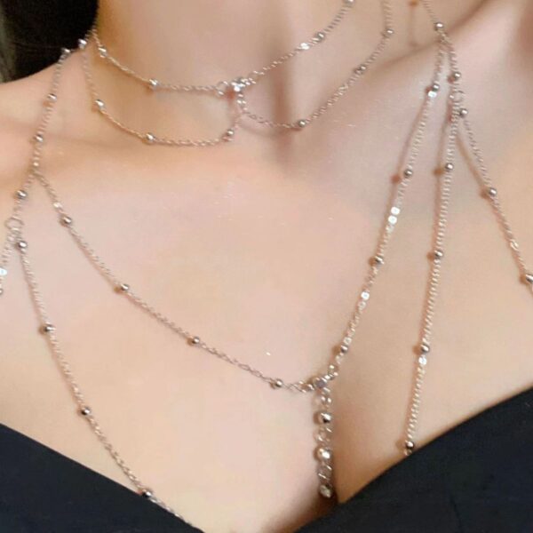 Sexy Chest Chain Body Niche Metal Chain Super Spicy Fashion - Image 8