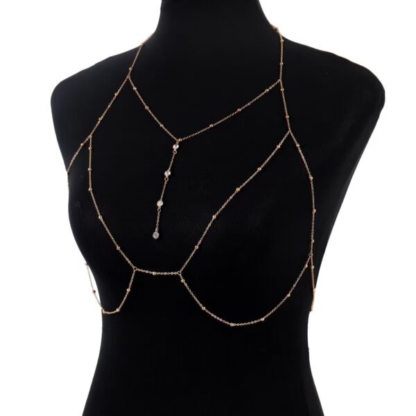 Sexy Chest Chain Body Niche Metal Chain Super Spicy Fashion - Image 5