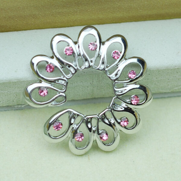 Peacock Hair Petal Fake Nipple Ring Stainless Steel Accessories Phoenix Tail - Image 4