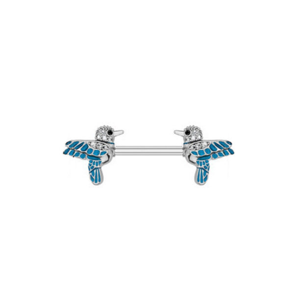 Diamond Nipple Ring Starfish Human Body Piercing Accessories - Image 2
