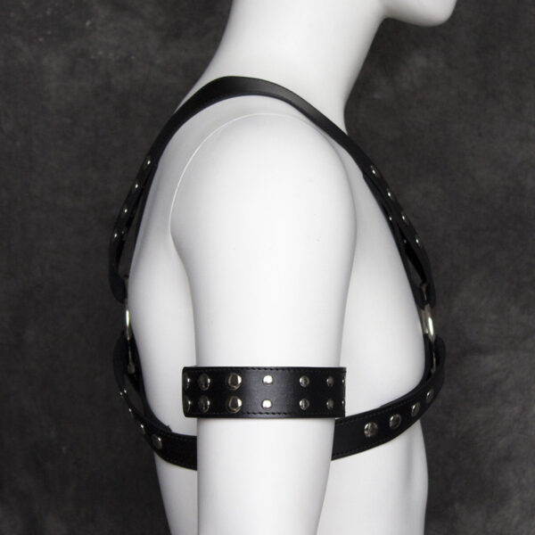 Men's Sexy leather chest strap - Image 5