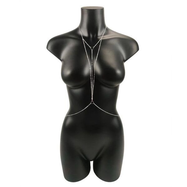 Sexy Body Jewelry Chest Necklace Gothic Charm Body Chains - Image 6