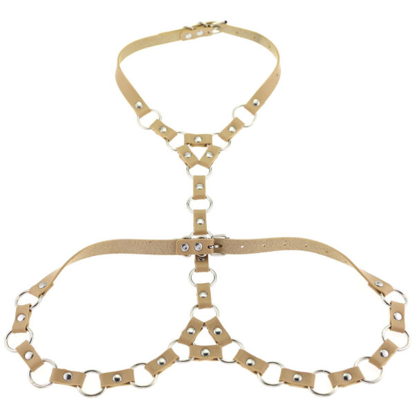 Gothic Bondage Necklace Belt Drawstring Body Chains - Image 7