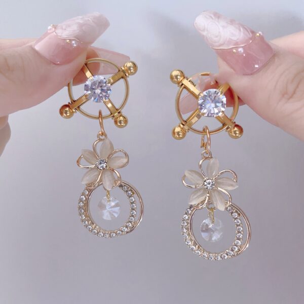 Diamond Pearl Advanced Nipple Clamp Training Abuse Toy - Image 8