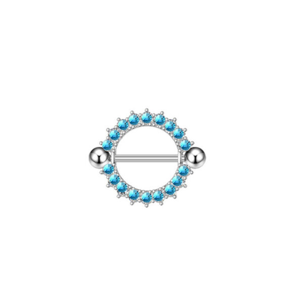 Diamond Nipple Ring Starfish Human Body Piercing Accessories - Image 5