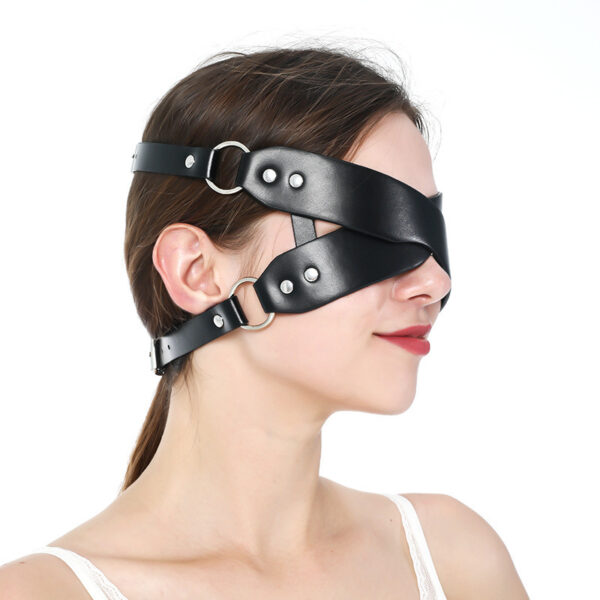 Leather Erotic Eye Women's Products Mask - Image 2