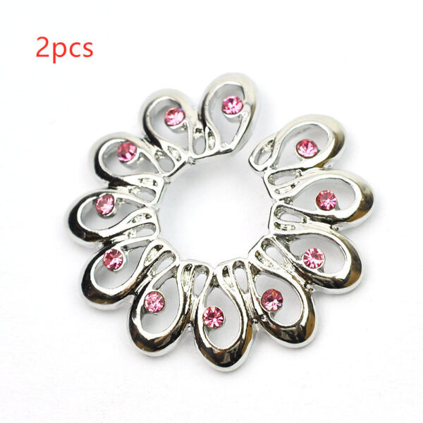 Peacock Hair Petal Fake Nipple Ring Stainless Steel Accessories Phoenix Tail - Image 3