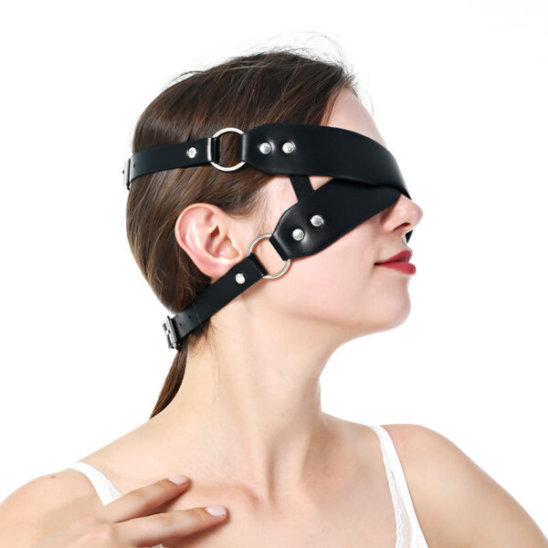Leather Erotic Eye Women's Products Mask - Image 3