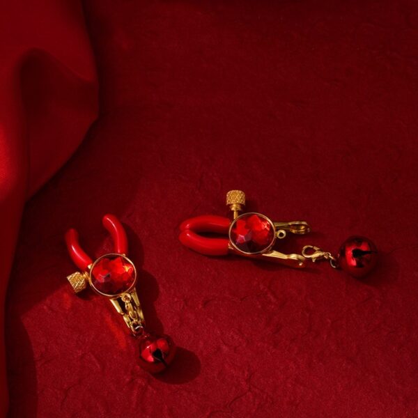Female Bell Nipple Clip Toy - Image 6