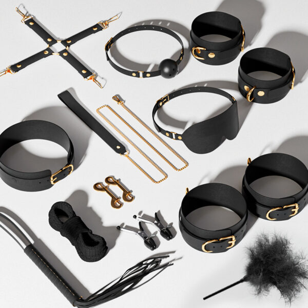 High-end Training Female Binding Nipple Clamp Suit Couple Adjustment Couple Binding Set - Image 3