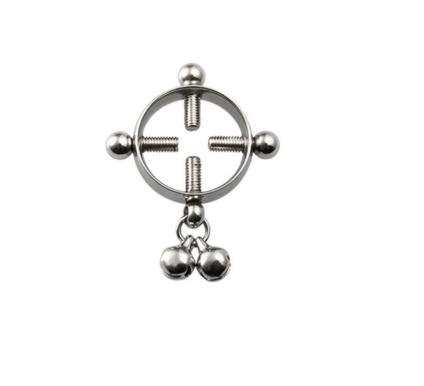 European And American Stainless Steel Nipple Ring Electroplating Bell Round Nipple Clamp - Image 4