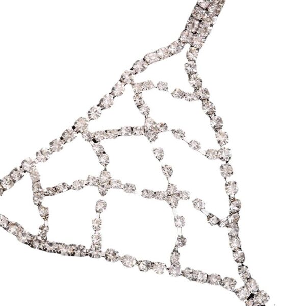Mesh Rhinestone Underwear Waist Chain - Image 10