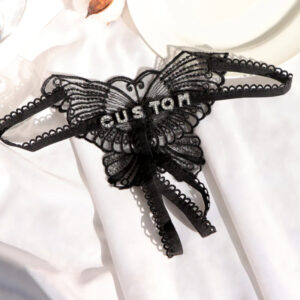 Butterfly Element Adjustable Band Women’s Panties black