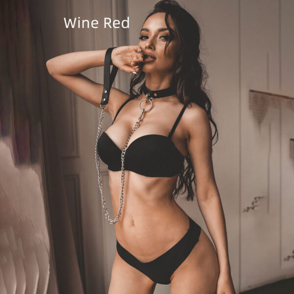 Couple's Collar Women's Choker Leash - Image 3
