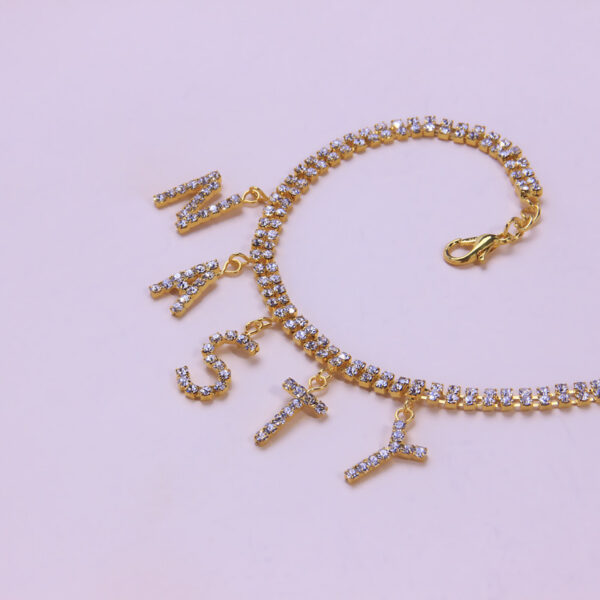 NASTY Letter Anklet Simple Personality Trend Multi-layer - Image 3