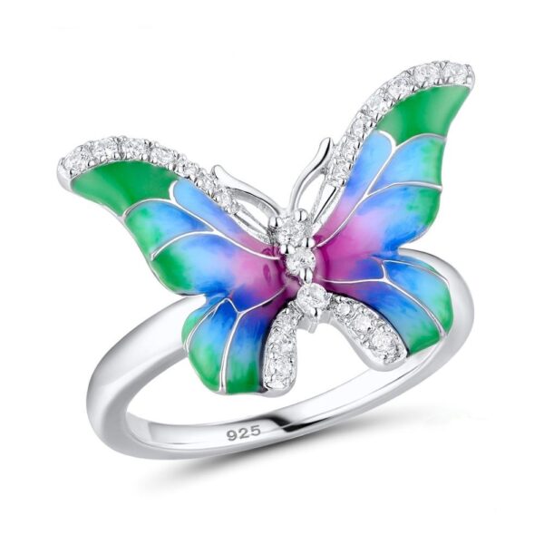 Colorful Epoxy Butterfly Ring Enamel Paint Set - Image 5