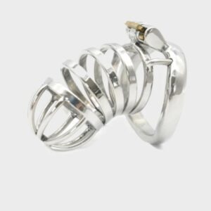 Male stainless steel chastity lock
