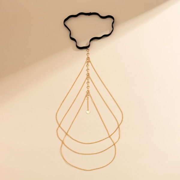 Summer Multi-layer Chain Tassel Leg Bracelet - Image 2
