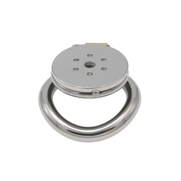 Flat Round Hole Chastity Lock Cage Men's Chastity Cleaner - Image 5
