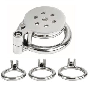 Metal Men's Bird Cage Chastity Lock Ring Artifact Comrade SM Dog Slave Binding Training