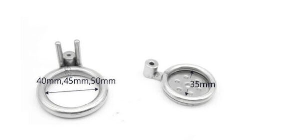 Metal Men's Bird Cage Chastity Lock Ring Artifact Comrade SM Dog Slave Binding Training - Image 4