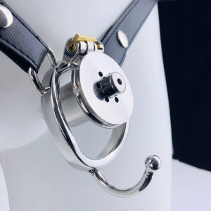 Arc Ring Wear Suit Single And Double Stainless Steel Negative Series Men's Chastity Lock