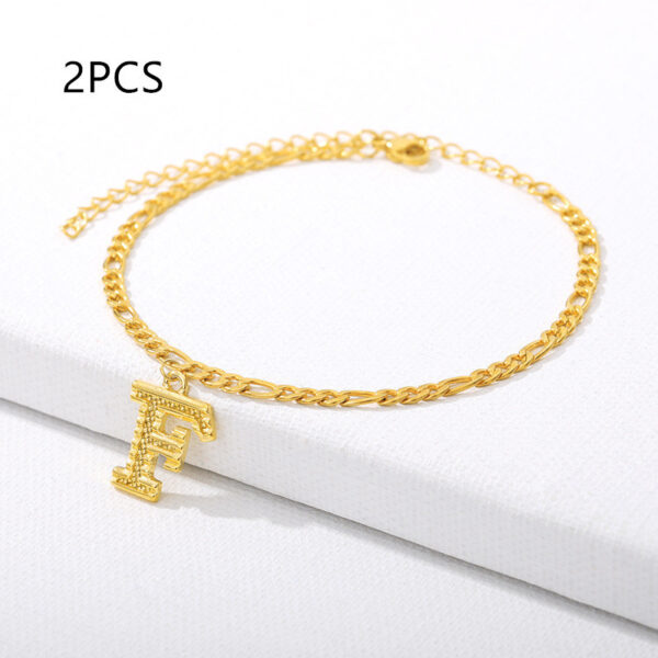 26 English alphabet anklets - Image 3
