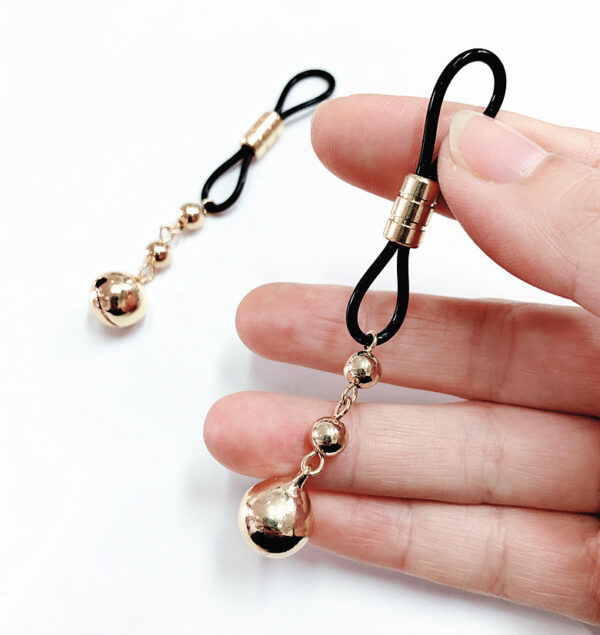 Toy Bell Silicone Black Nipple Ring - Image 3