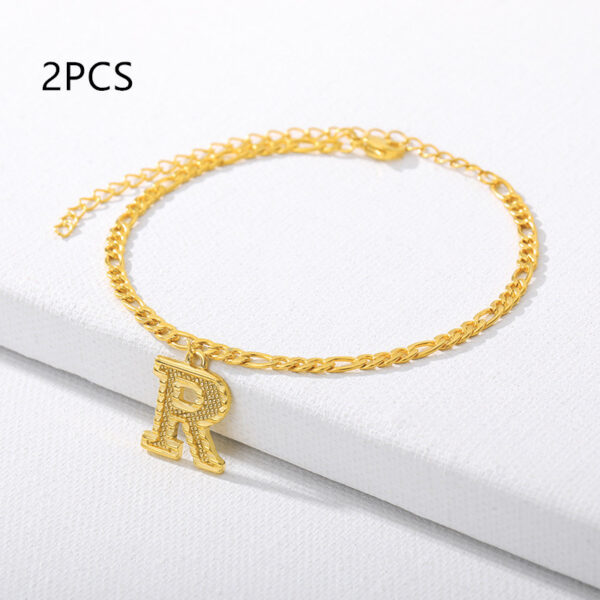26 English alphabet anklets - Image 5