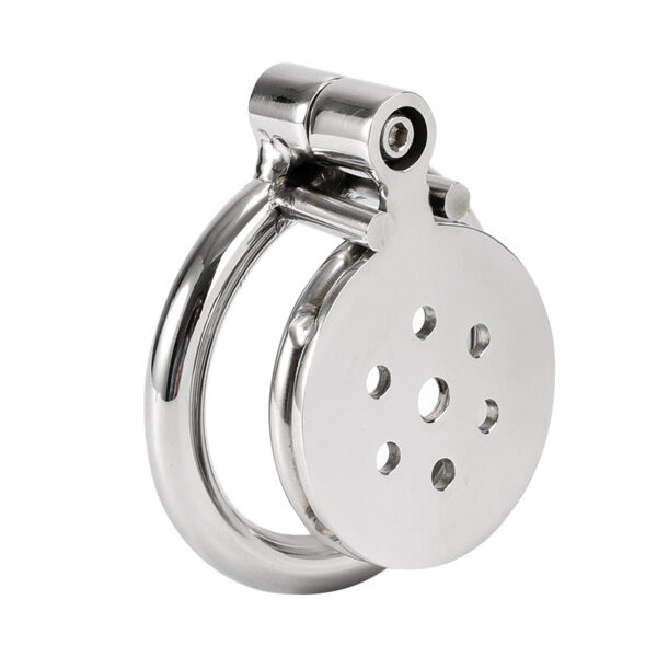 Metal Men's Bird Cage Chastity Lock Ring Artifact Comrade SM Dog Slave Binding Training - Image 5