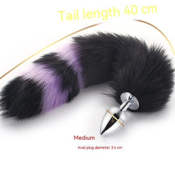 Artificial Wool Large And Medium Size Small Size Butt Plug Tail Toy - Image 9