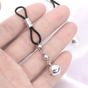 Toy Bell Silicone Black Nipple Ring