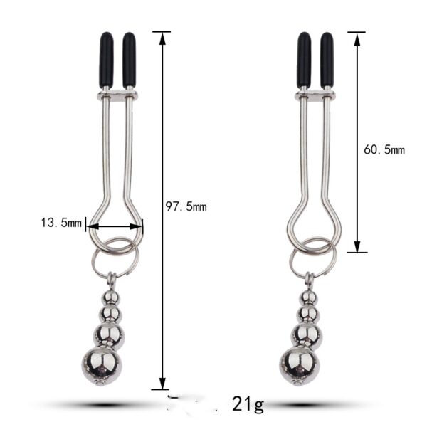 Metal Toys Silver Nipple Clamp Crab Butterfly Clip Pendant Silver Calabash Pendent - Image 9