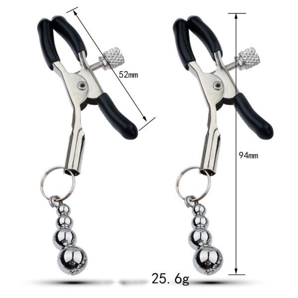 Metal Toys Silver Nipple Clamp Crab Butterfly Clip Pendant Silver Calabash Pendent - Image 7