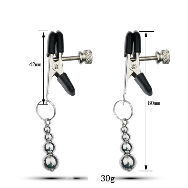 Metal Toys Silver Nipple Clamp Crab Butterfly Clip Pendant Silver Calabash Pendent - Image 6