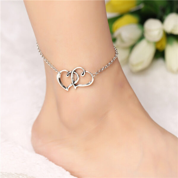 Heart shaped anklet - Image 4
