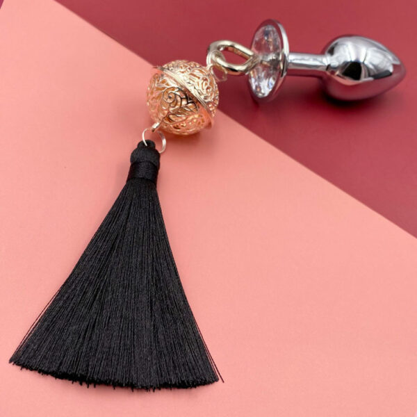 Women's Back Bell Metal Butt Plug Sexy Sex Product - Image 6