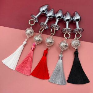 Women's Back Bell Metal Butt Plug Sexy Sex Product