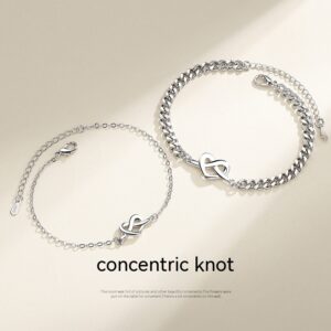 Men's And Women's Fashion Simple Truelove Knot Bracelet/Anklet