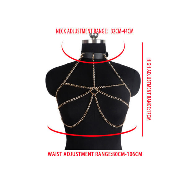 Body Chains Hollow-out Bondage And Discipline Women's Suit - Image 4