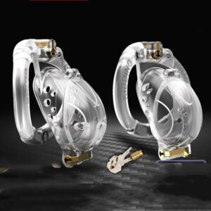 Movable Ring Of Cage Cover Chastity Lock