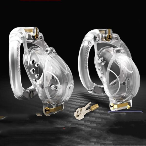 Movable Ring Of Cage Cover Chastity Lock
