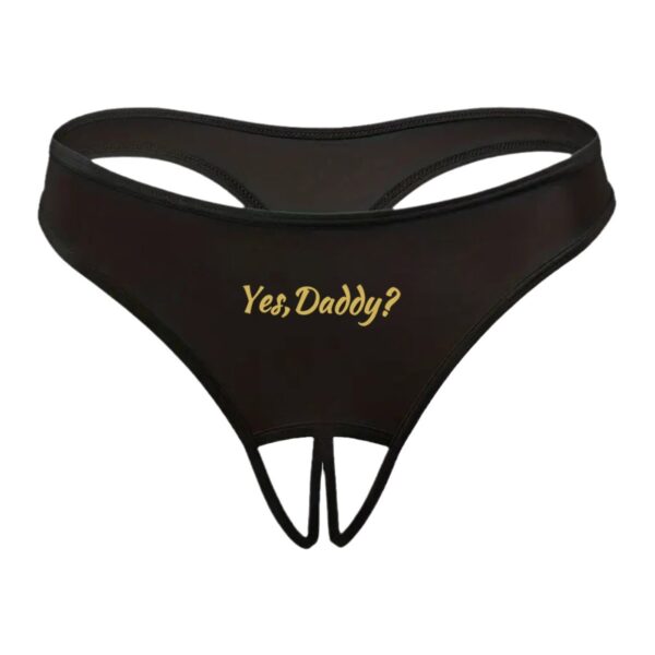 Women's Letter Printed Hollow Underwear - Image 6
