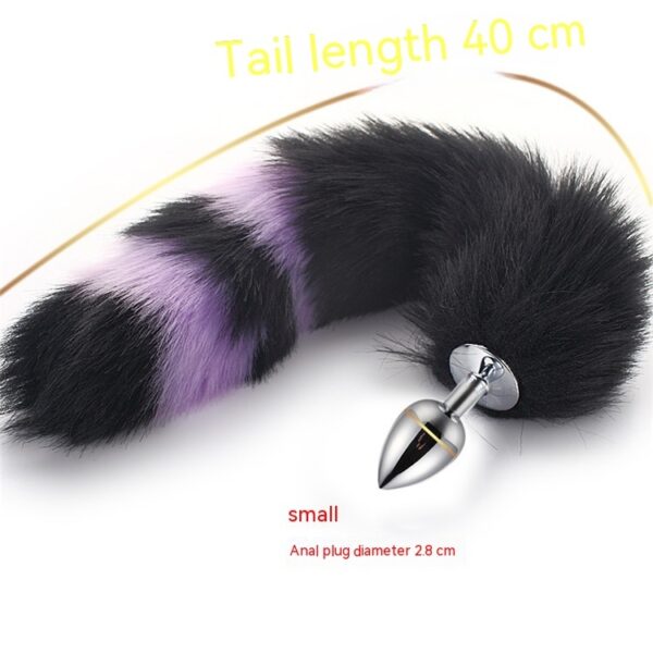 Artificial Wool Large And Medium Size Small Size Butt Plug Tail Toy - Image 8