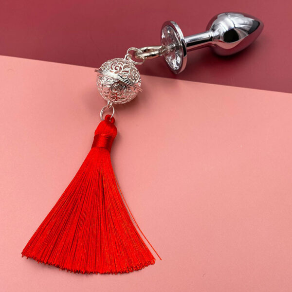 Women's Back Bell Metal Butt Plug Sexy Sex Product - Image 9